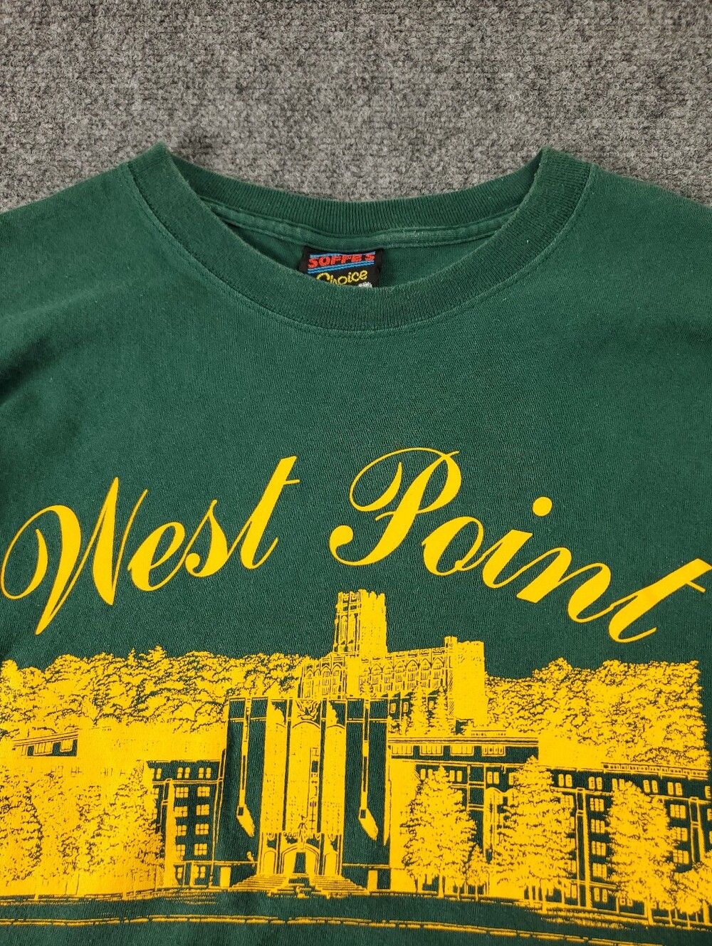 Vintage 90s West Point Military Academy T Shirt XL Script Spellout Graphic USA - Picture 5 of 8